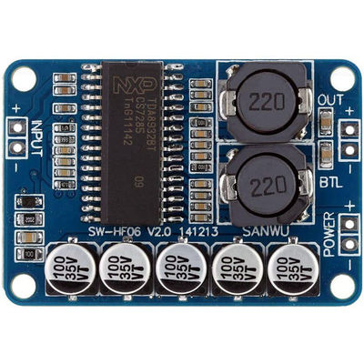 TDA8932 35W Digital Power Amplifier Modul mit hoher Effizienz und 4/6/8 Ohm Lautsprecherimpedanz