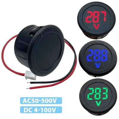 Amperemeter-Voltmeter-Zweidrahtautomobil Wechselstroms 50-500V Digital DC-4-100V