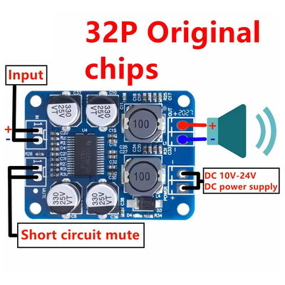 CA-3118 DC 12-24V PBTL Mono 60W Leistungsverstärker Modul Board der Klasse D