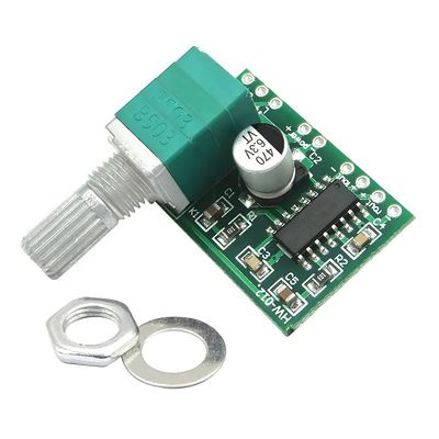 PAM8403 Audio-Verstärkerplatine mit 2 x 3 W Leistung, 5 V USB und Potentiometer-Lautstärkeregelung