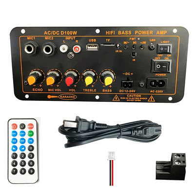 100-300W Car Audio Amplifier Board mit Bluetooth 5.0 und Dual Mic-Eingang für Karaoke und Subwoofer