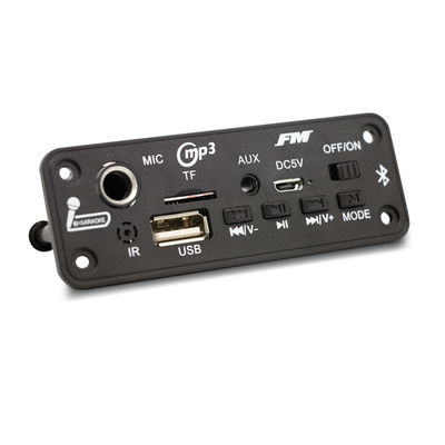 2X3W BT 5.0 Decoder Board mit FM-Radio und MP3-Player-Modul für die Audiowiedergabe