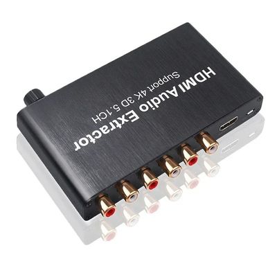 5.1 Kanal HDMI Audio Extractor mit Dolby AC-3/DTS Unterstützung und 3840x2160@30Hz Auflösung für PS4 DVD