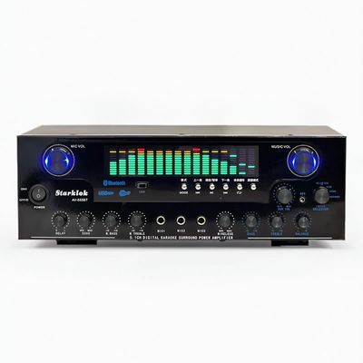 AV-555BT Professioneller 5.1-Kanal Dynamic Spectrum Verstärker 600W Hochleistungs-Heim-Subwoofer mit Metallkonstruktion