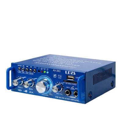 AV-263BT 2.0 Kanal 120W HiFi Mini BT Wireless Home & Car Verstärker 110V/220V 12V MP3-Player Empfänger