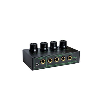 4-Wege RGB Monitor Kopfhörerverstärker Stereo Audio Soundkarte & Mixer Audio Kopfhörerverteiler