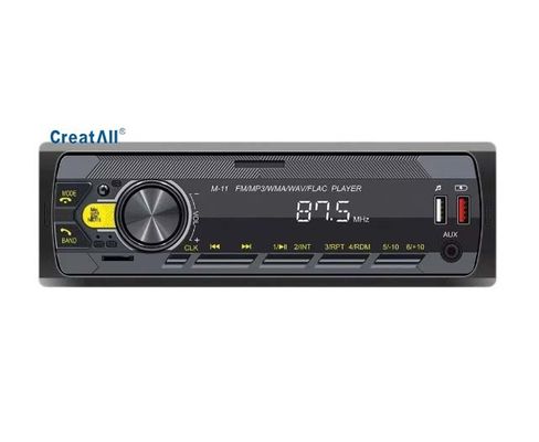 Creatall 12V Auto MP3-Player mit BT Wireless Freisprechfunktion FM Radio Bunte Lichter Audio System Modifikation Neu & Verbessert