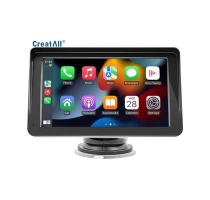Creatall 7-Zoll Tragbares Auto-Navigationssystem Rückfahrkamera Drahtlos für Bluetooth MP5 HD USB-Anschluss Cross-Border Carplay