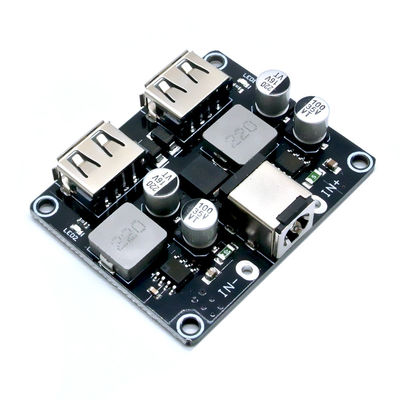 DC-DC Buck Converter Charging Step Down Modul 6-32V 9V 12V 24V, zu fasten schnelles Ladegerät-Brett Doppel-USB QC3.0 QC2.0