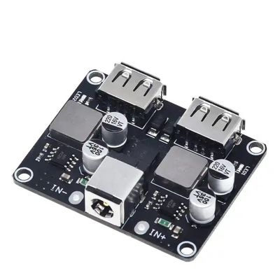 DC-DC Buck Converter Charging Step Down Modul 6-32V 9V 12V 24V, zu fasten schnelles Ladegerät-Brett Doppel-USB QC3.0 QC2.0