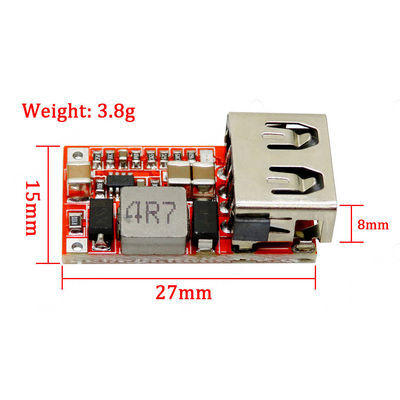 Energie-Modul 12V/24V DCs Buck Step Down Converter 12v 5v AUTO-USB-Ladegerät-Modul 6-24V 5V 3A DC-zum Abwärtsenergie-Modul