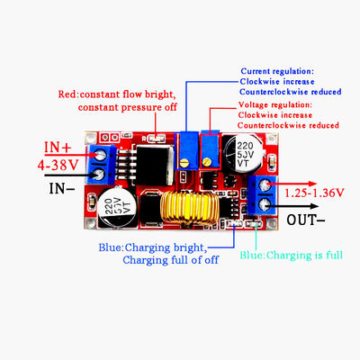 Große gegenwärtige Antriebs-Lithium-Batterie 5A Constant Current Constant Voltage LED, die Modul XL4015 auflädt