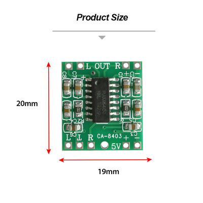 Ultra-kleines 20x19mm Audioverstärkermodul mit 2x3W Ausgang und 5V Gleichspannung