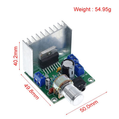 TDA7297 Verstärker-Audiomodule 15W+15W Doppelkanal mit DC 8-18V Stromzufuhr für Buchregal-Lautsprecher