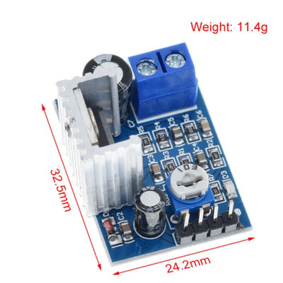 TDA2030 Verstärker-Audio-Modul 6-12V 18W Verstärker-Schaltung mit einstellbarer Lautstärke-Audio-Board