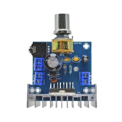 TD7297A Verstärker Audiomodule Klasse D Verstärkerplatte DC 9-15V 15W*2 Stereo mit erweiterten Kühler
