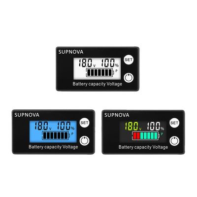 Bleisäure-Digital-Amperemeter-Voltmeter-Motorrad-Volt-Messgerät 12V-84V