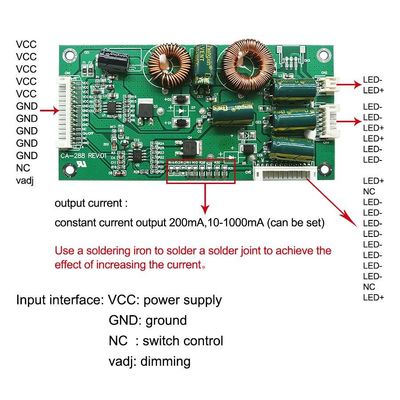 Universalinverter 26&quot; der hintergrundbeleuchtungs-CA-288 - 55&quot; 60V-165v justierte automatisch Spannung