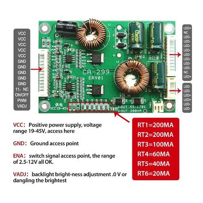 CA-299 führte Fernsehuniversalinverter-Brett 32&quot; - 60&quot; Selbst justierte gegenwärtiges