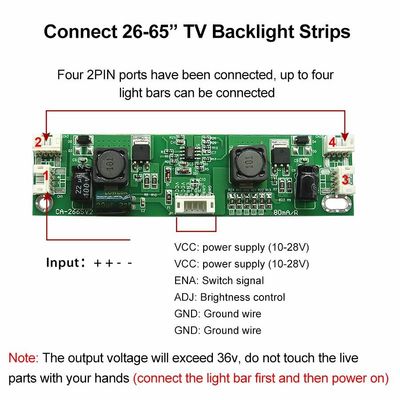 CA-266s LED Hintergrundbeleuchtungs-Fahrer Board Constant Current Led Driver Board 32-65“