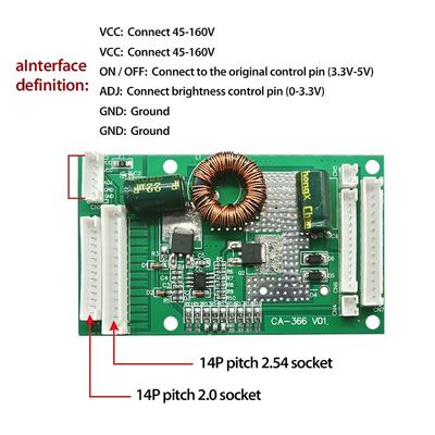 CA-366 führte Fahrer Pcb Board 26&quot; - 55&quot; mit Stromversorgung 19V