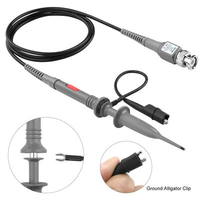 P6100 BNC Tester Tool Oscilloskop Sonde Kit 100MHz 1X 10X Clip 2-teiliges Set