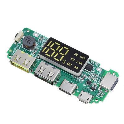 CA-524A 5V 2.4A 18650 BMS Batterie-Schutz-Board Mikro / Typ C LED Mobil