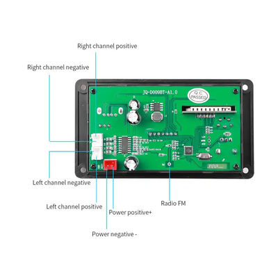 ICCS8673E 80W MP3-Decoder DC 5V-26V Bluetooth-Audiomodulplatine Leistungsverstärkersystem