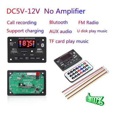 6V-12V MP3-Decodierungstafel Bluetooth-Audio-Modul drahtloses USB-Empfängersystem für Autos