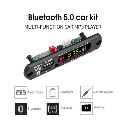 MP3 WMA 5.0 Bluetooth FM Radio Audio Decoder Modul Board Fernbedienung Drahtloser Empfänger