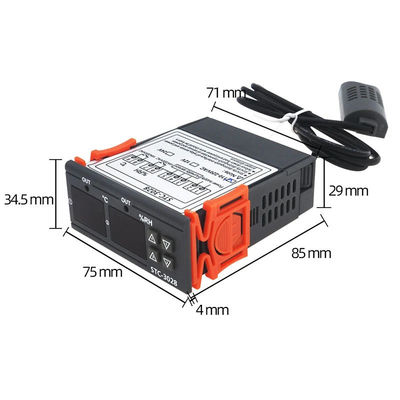 STC-3028 AC 220 V DC 12 V-24 V Luftfeuchtigkeit Temperaturregler Dual Power Überwachungsgerät