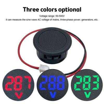 Amperemeter-Voltmeter-Zweidrahtautomobil Wechselstroms 50-500V Digital DC-4-100V