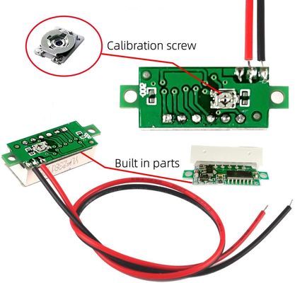 Amperemeter-Voltmeter-Strom-Spannungs-Meter LED Digital 0.28/0.36/0.56 Zoll