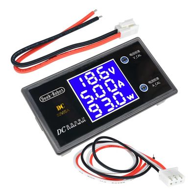 Voltmeter-Amperemeter Wattmeter 5A 10A LCD Digital DCs 0-100V 0-50V