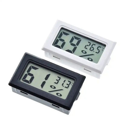 Innenmini-Hygrometer 2 LCD Digital Thermo Knopfzellen DCs 1.5V LR44