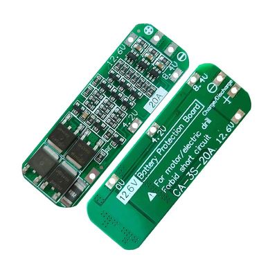 CA-3S-20A-E 11.1V 12V 12.6V BMS Batterie-Schutzplatte Lithium 3s BMS-Modul
