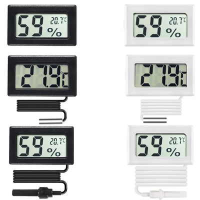 ABS Thermometer-Feuchtigkeits-Meter-Digital-Thermometer-Feuchtigkeits-Messgerät CER