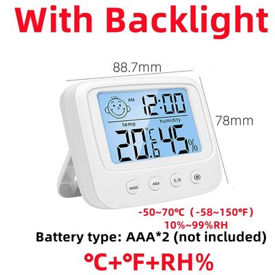 E0828S beleuchtet Feuchtigkeits-Messbereich des Digital-Thermometer-Prüfer-10%RH-99%RH