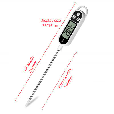 Küchen-Thermometer TP300 Digital für das Fleisch, das Edelstahl 304 kocht