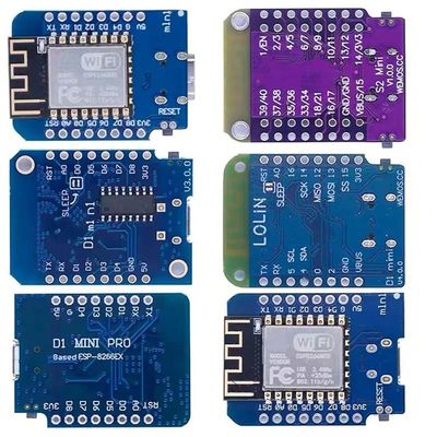 ESP8266 CH340G Entwicklungsbrett auf Basis von WeMos D1 Mini Pro V3.0 NodeMcu 4MB/16MB Bytes Lua WIFI Internet of Things