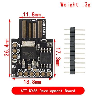 3.3V Entwicklungsausschuss Unterstützung für ATTINY85/TINY85 Mikrocontroller