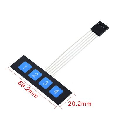 16 Schlüssel Membran Schalter Tastatur 4 * 4 Matrix Tastatur für DIY KIT