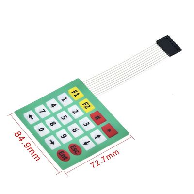 16 Schlüssel Membran Schalter Tastatur 4 * 4 Matrix Tastatur für DIY KIT