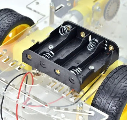 Längere Version 4WD Smart Robot Car Chassis Kit 4 Räder Doppelschicht
