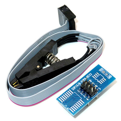 CH341A 24 25 Serie EEPROM Flash BIOS USB-Programmiermodule + SOIC8 SOP8 Testclip für EEPROM 93CXX / 25CXX / 24CXX