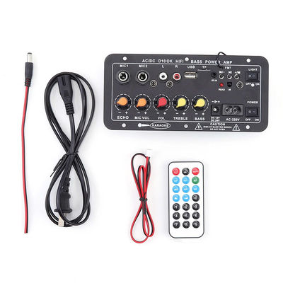 D10 Digitale Leistungsverstärkerplatine mit 30–120 W Ausgangsleistung, Bluetooth 5.0 und zwei Mikrofon-Eingängen für Subwoofer und Karaoke
