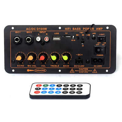 D100W Bluetooth 5.0 Leistungsverstärker Board AC 220V DC 12-24V 5V Wireless Modul für 8-12 Zoll