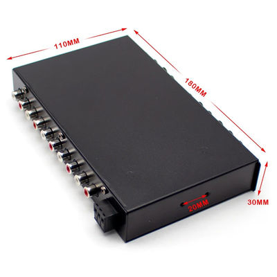 24V 5-Segment-Auto-Audio-Equalizer mit Fernbedienung und Aux-Eingang für präzise Abstimmung