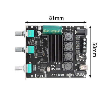 XY-T100H Bluetooth-Audioverstärker 100WX2 Ble 5.0 TPA3116D2 Stereo-Digitalstrom