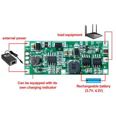 CA-912 18650 Lithiumbatterie UPS Spannungsumrichter Schutzbrett DC 5V 9V 12V Lademodul